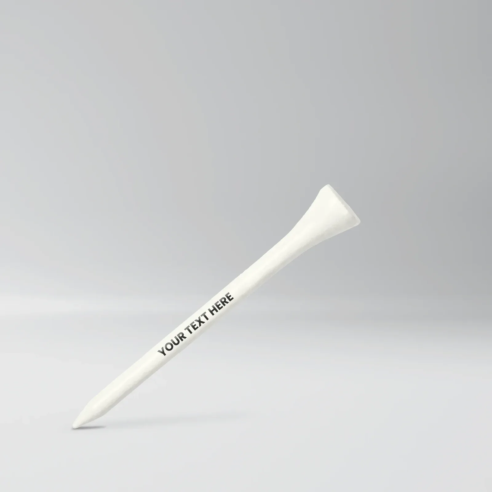Custom printed golf tees with personalized text